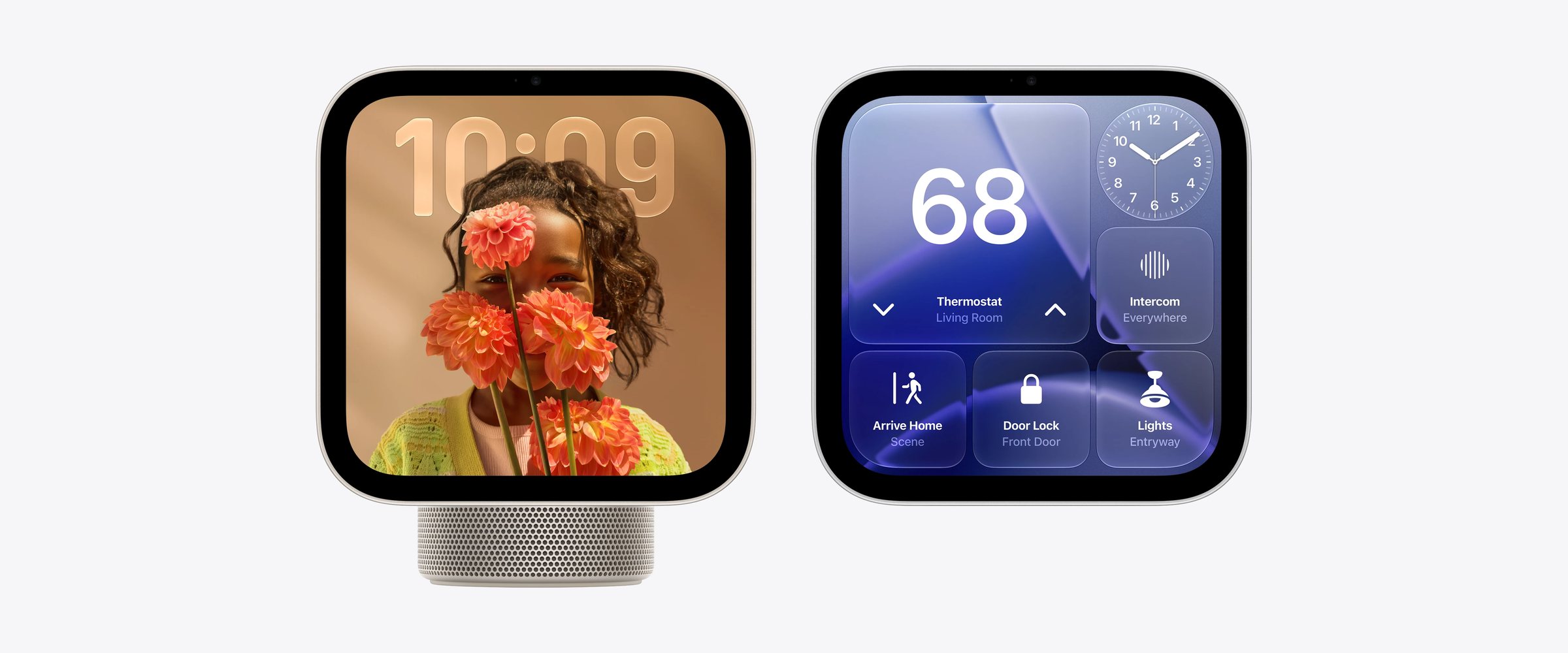 Apple HomeView tabletop and wall mounted models