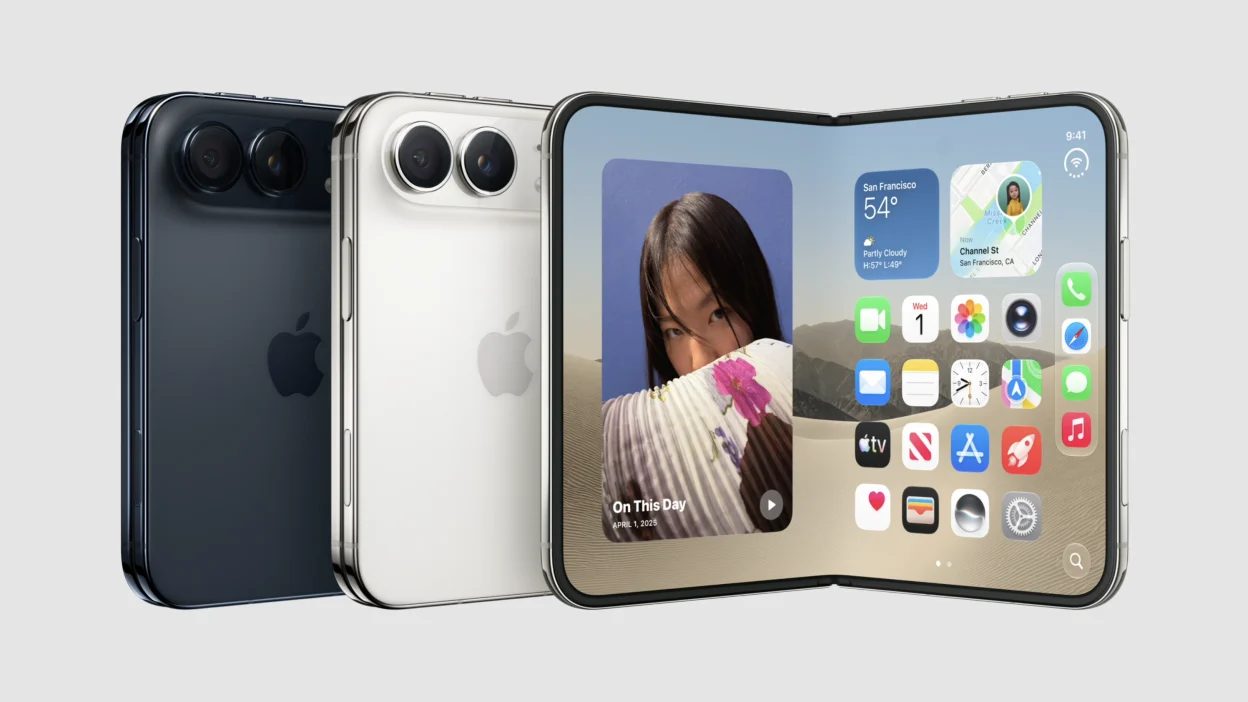 Apple iPhone Duo foldable in three finishes